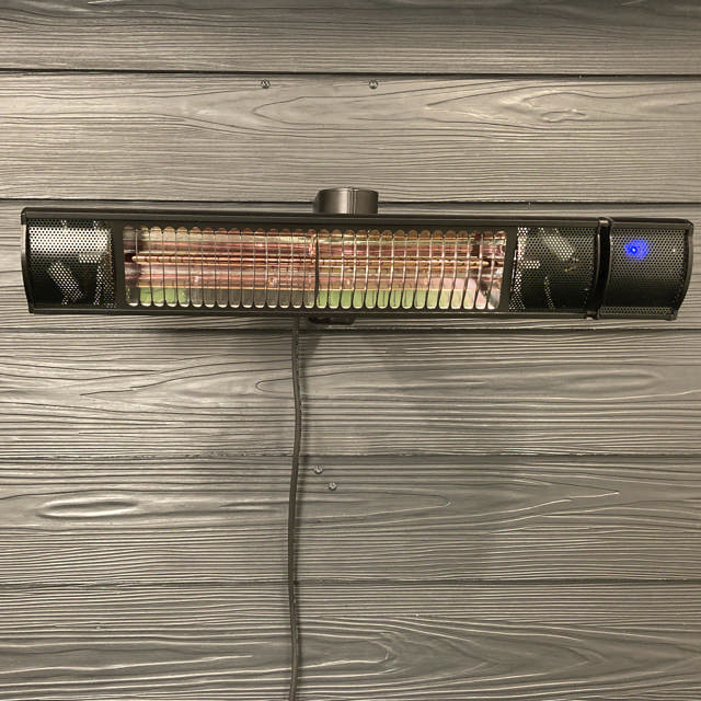 Patio heater ECO plus-line 2000 W oscillating HEAT1, black