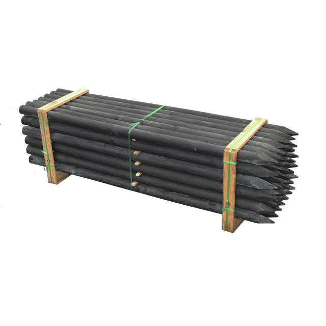 Post primed black Ø7 x 250 cm