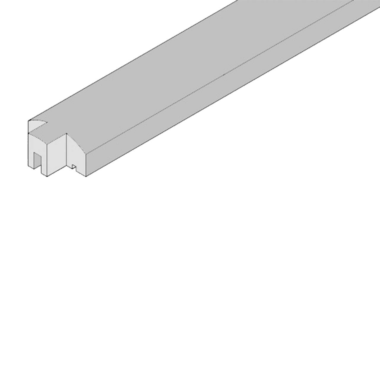 Even top for profile fence 6 x 3 x 200 cm HORTUS