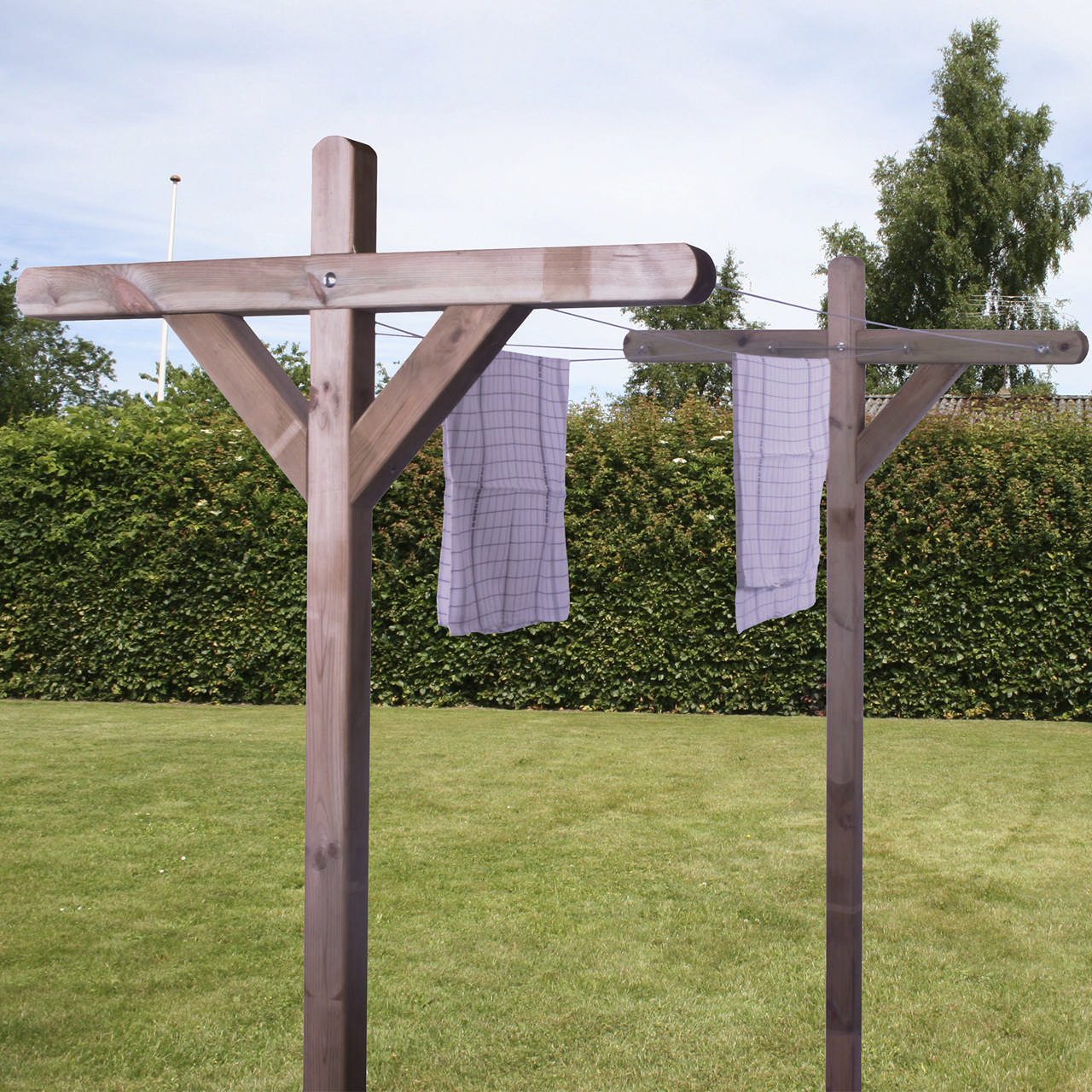 Drying rack pressure-treated