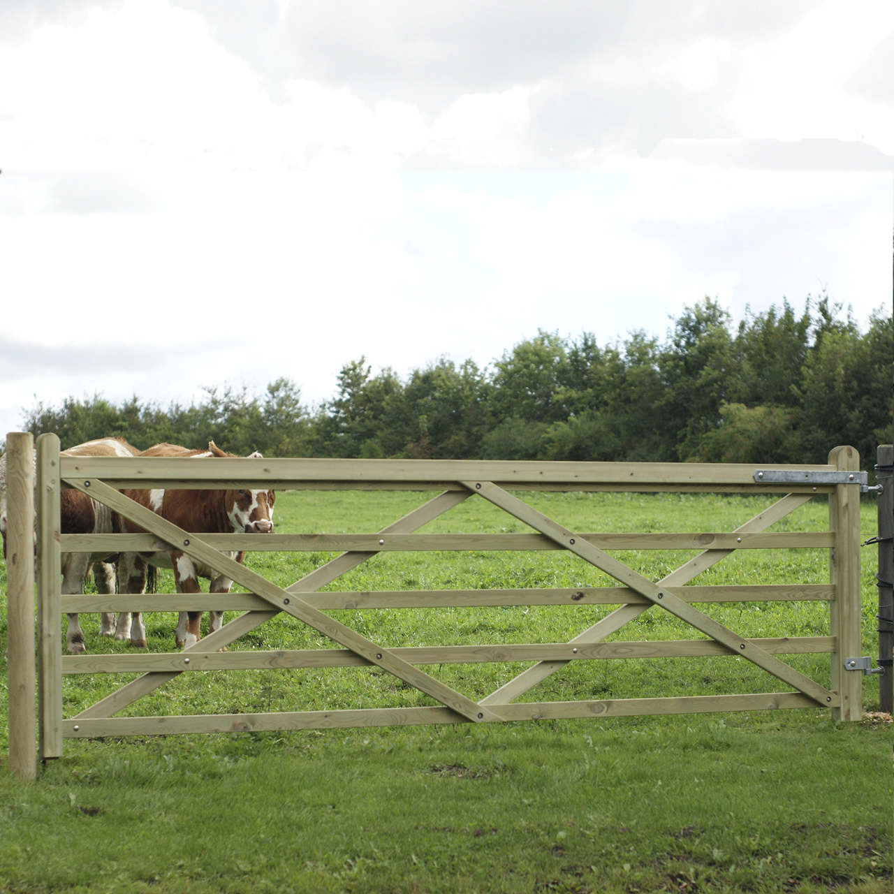 Wood gate 180 cm NORDIC FENCE