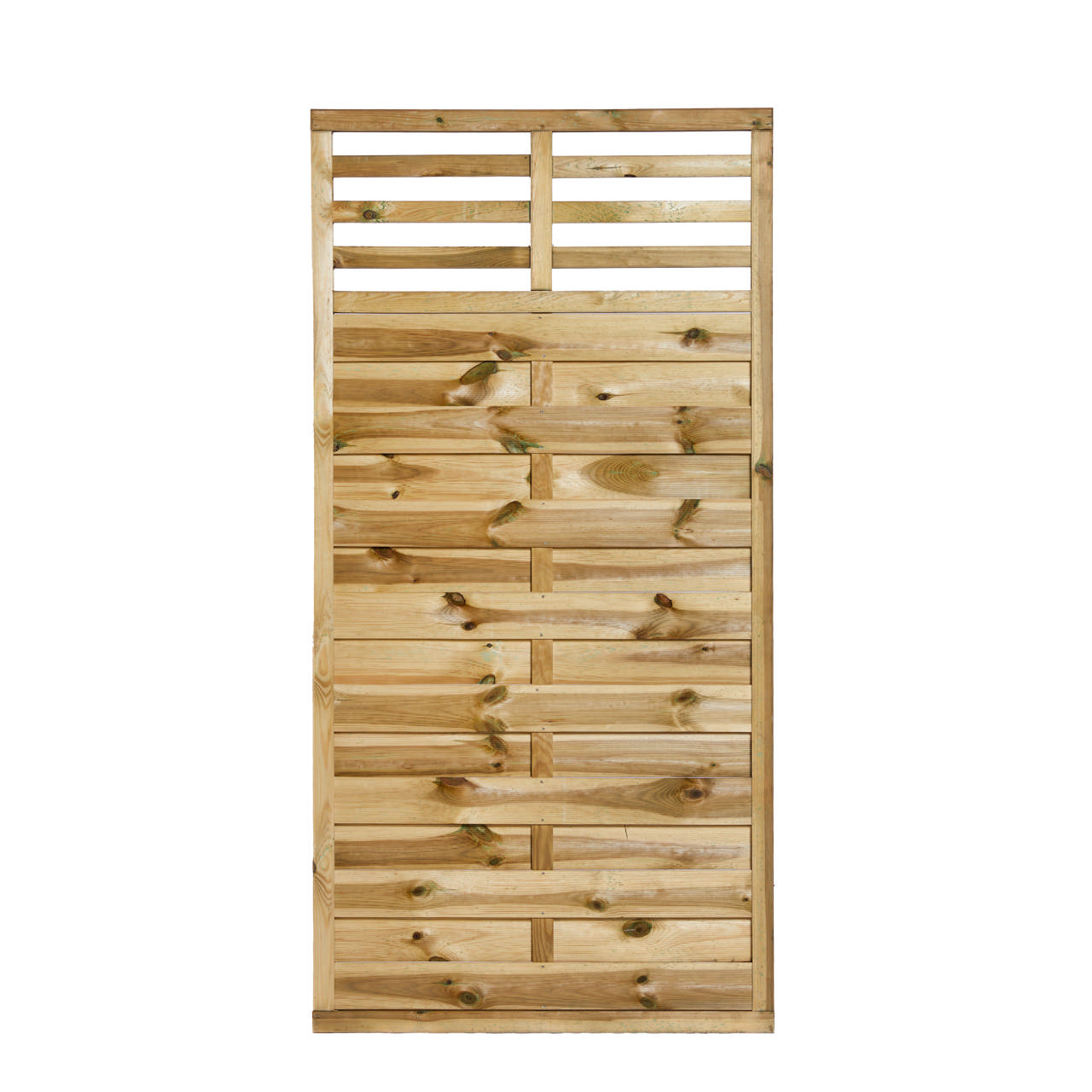 Windbreak fence, 90 x 180 cm, pressure-treated, NORDIC FENCE, STRAIGHT