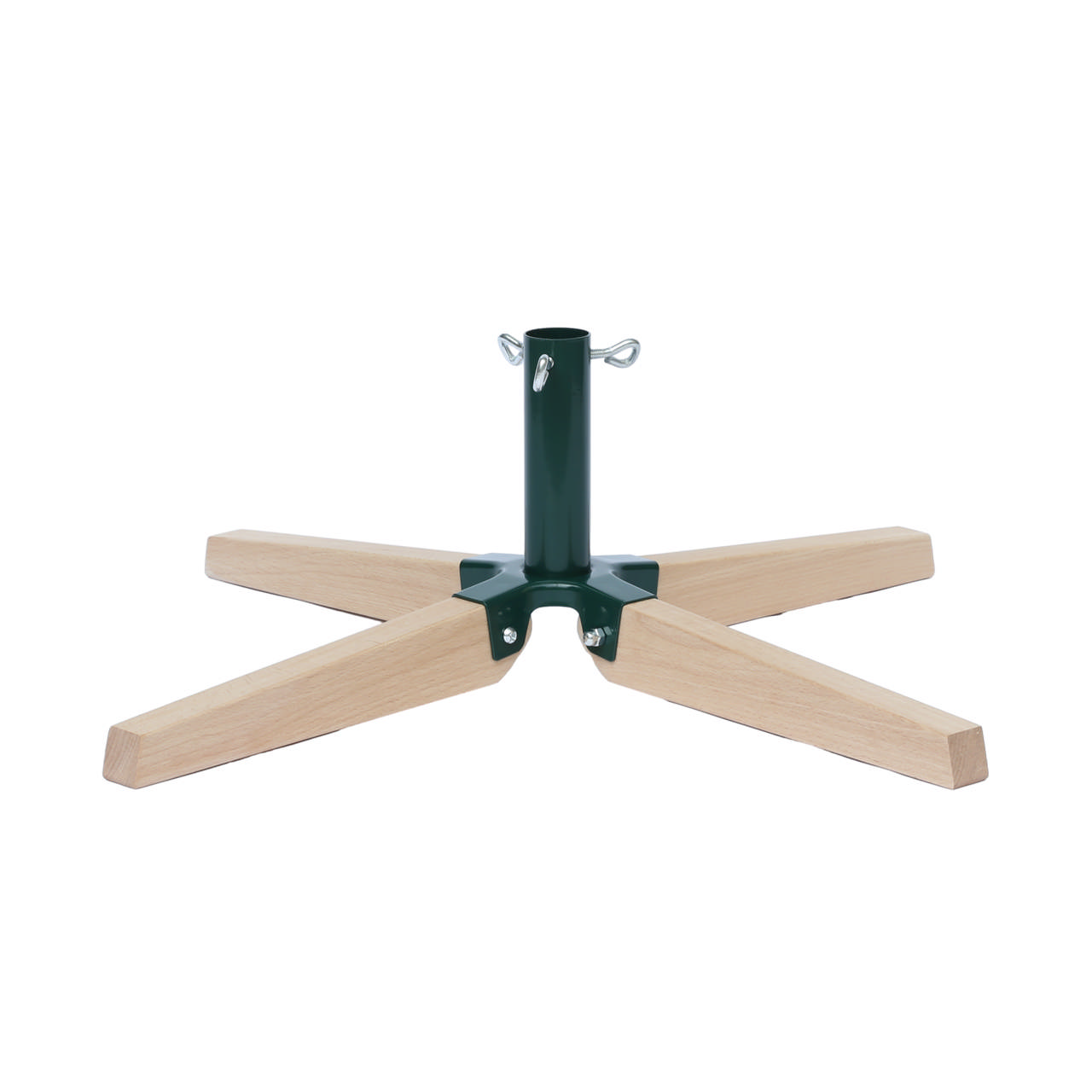 Christmas tree stand in beech wood, foldable