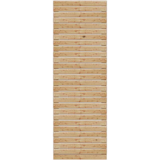 Rhombus windbreak fence, larch, 60 x 180 cm, NORDIC FENCE, HORIZONTAL