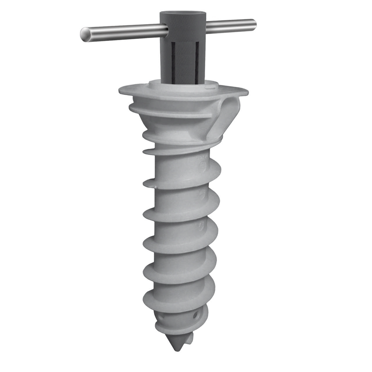 Helical-shaped screw-in ground socket incl. tool JUWEL