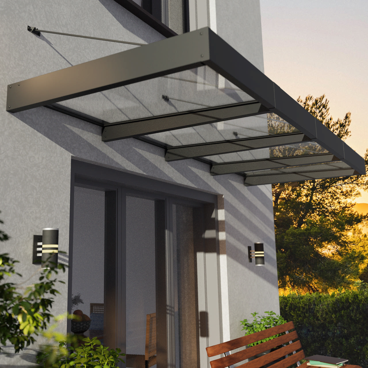 Door awning Sophia XL 4000 Palram - Canopia