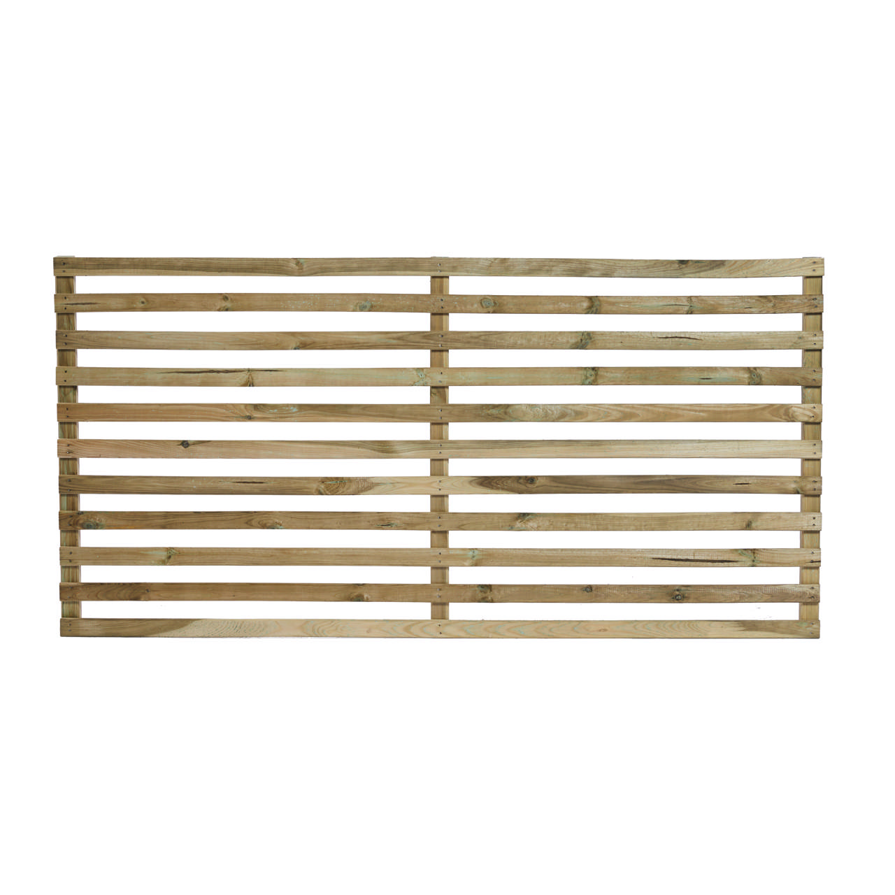 Louvered fence 180 x 90 cm, pressure-treated, NORDIC FENCE, JUTLANDIA
