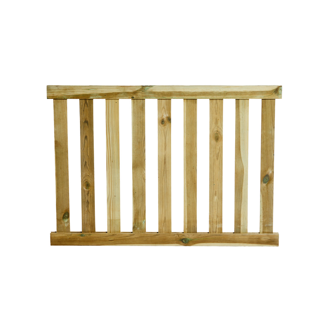 Front garden gate 100 x 70 cm, pressure-treated, NORDIC FENCE, NATURE