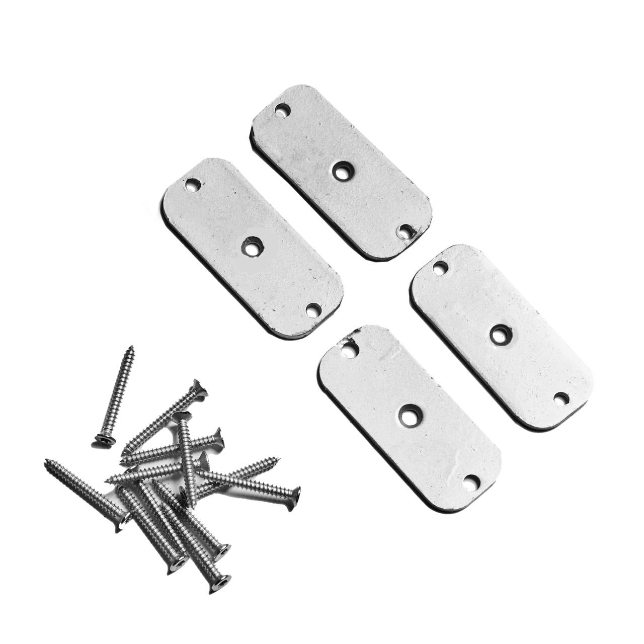 Fence brackets package with 4 pieces including screws, galvanized, NORDIC FENCE