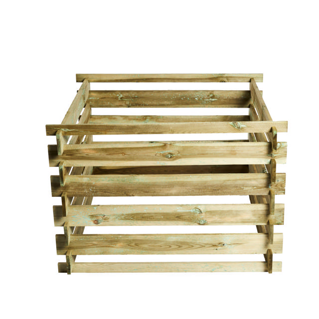 Compost bin, 90 x 90 x 70 cm, pressure-treated, HORTUS