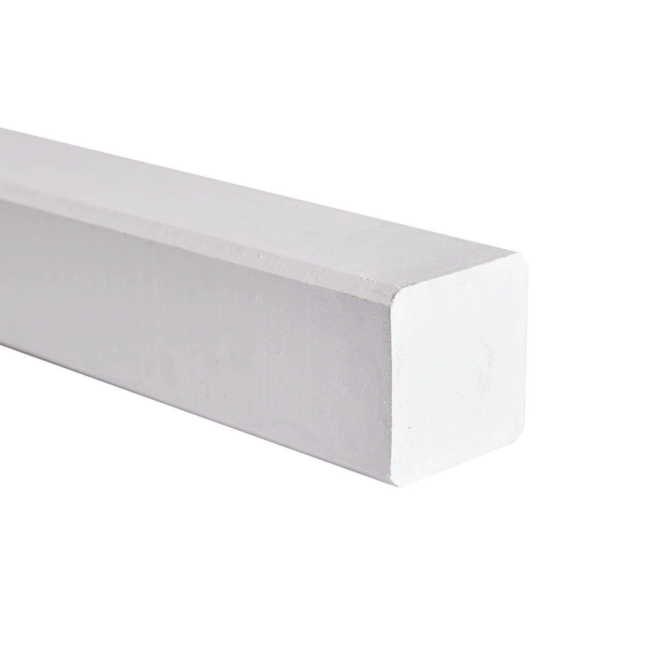 Fence post white primed 7x7x150 cm, NORDIC FENCE