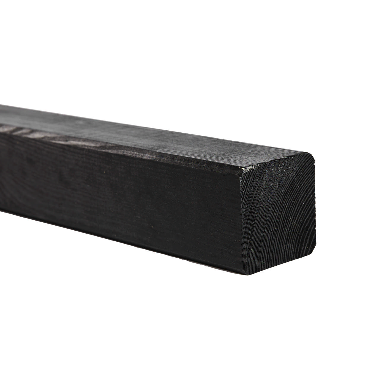 Fence post black primed 7x7x150 cm, NORDIC FENCE