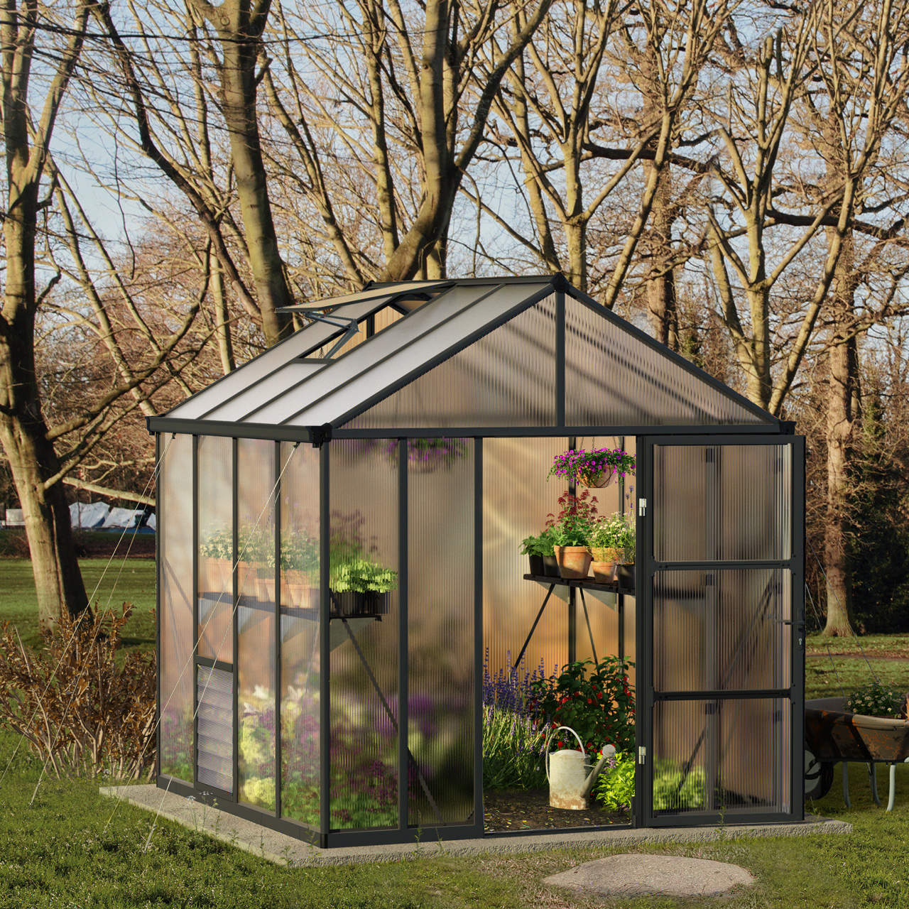 Greenhouse Glory 6.2 m2 grey Palram - Canopia