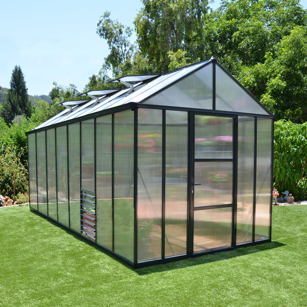 Greenhouse Glory 12.2 m2 grey Palram - Canopia