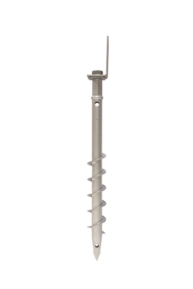 Angle bracket for ground screw 50 x 50 mm glavanized HORTUS