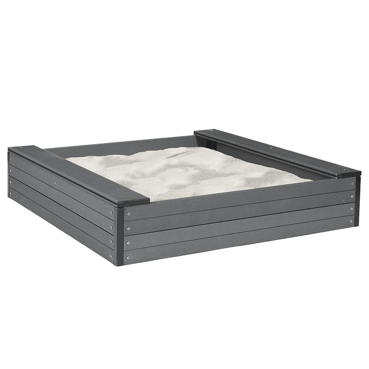 Sandbox WPC 120 x 120 x 24 cm NORDIC PLAY