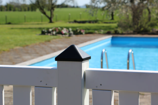 Kokille black aluminium post cap, PYRA 78