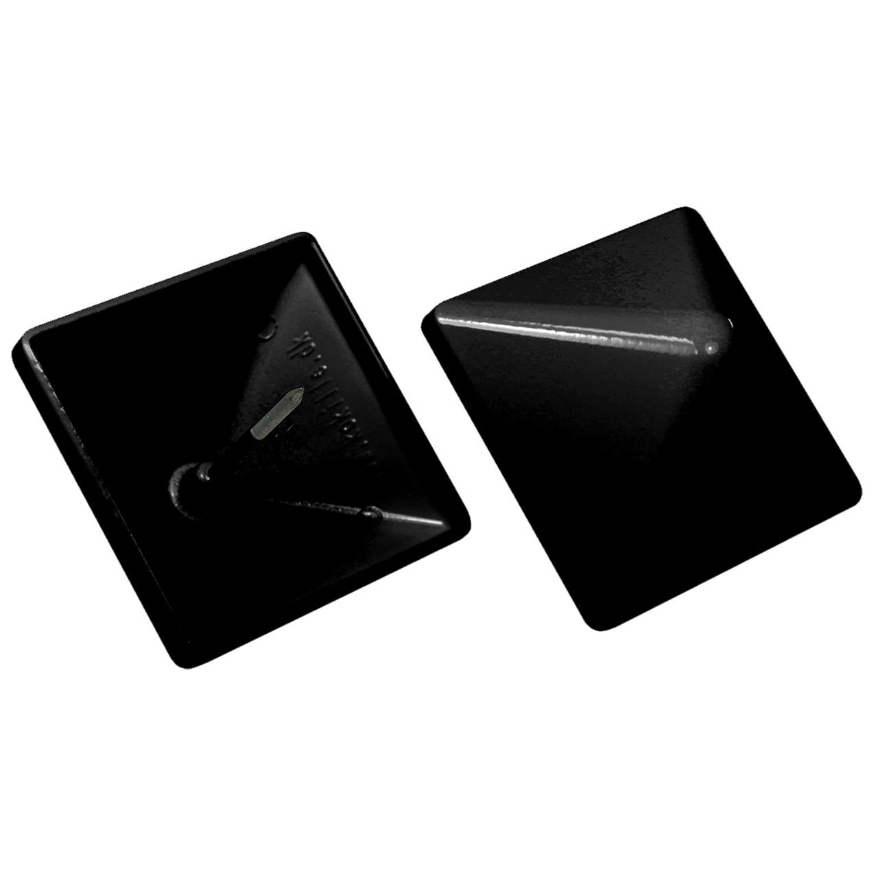 Kokille black aluminium post cap, PYRA 78