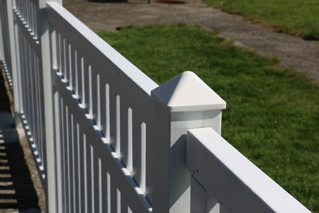 Kokille white aluminium post cap, PYRA 78