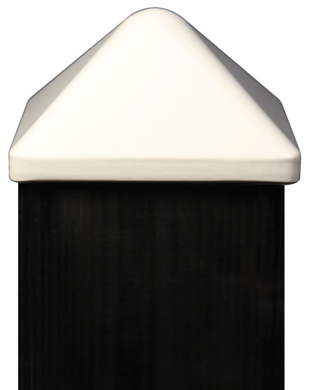 Kokille white aluminium post cap, PYRA 94