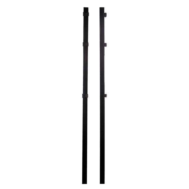 Post 4 x 4 x150 cm, black