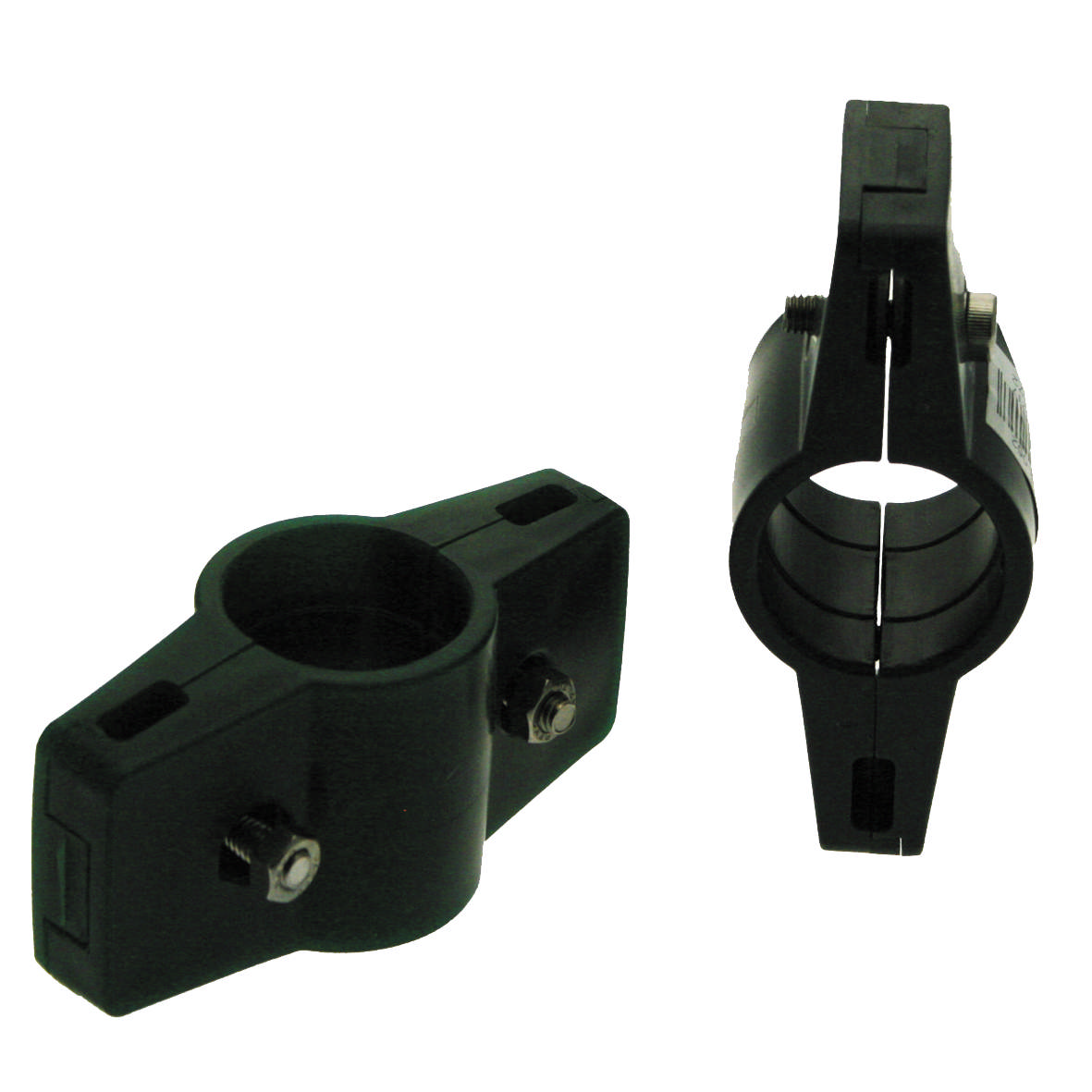 Double fitting for panel fence Ø34 mm, gray