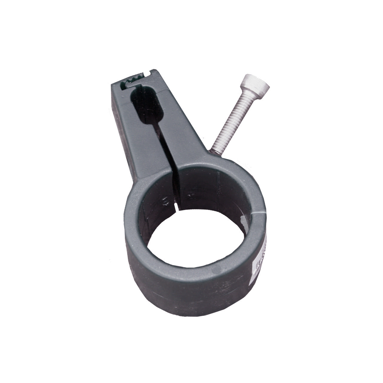 Single fitting for panel fence Ø34 mm, green