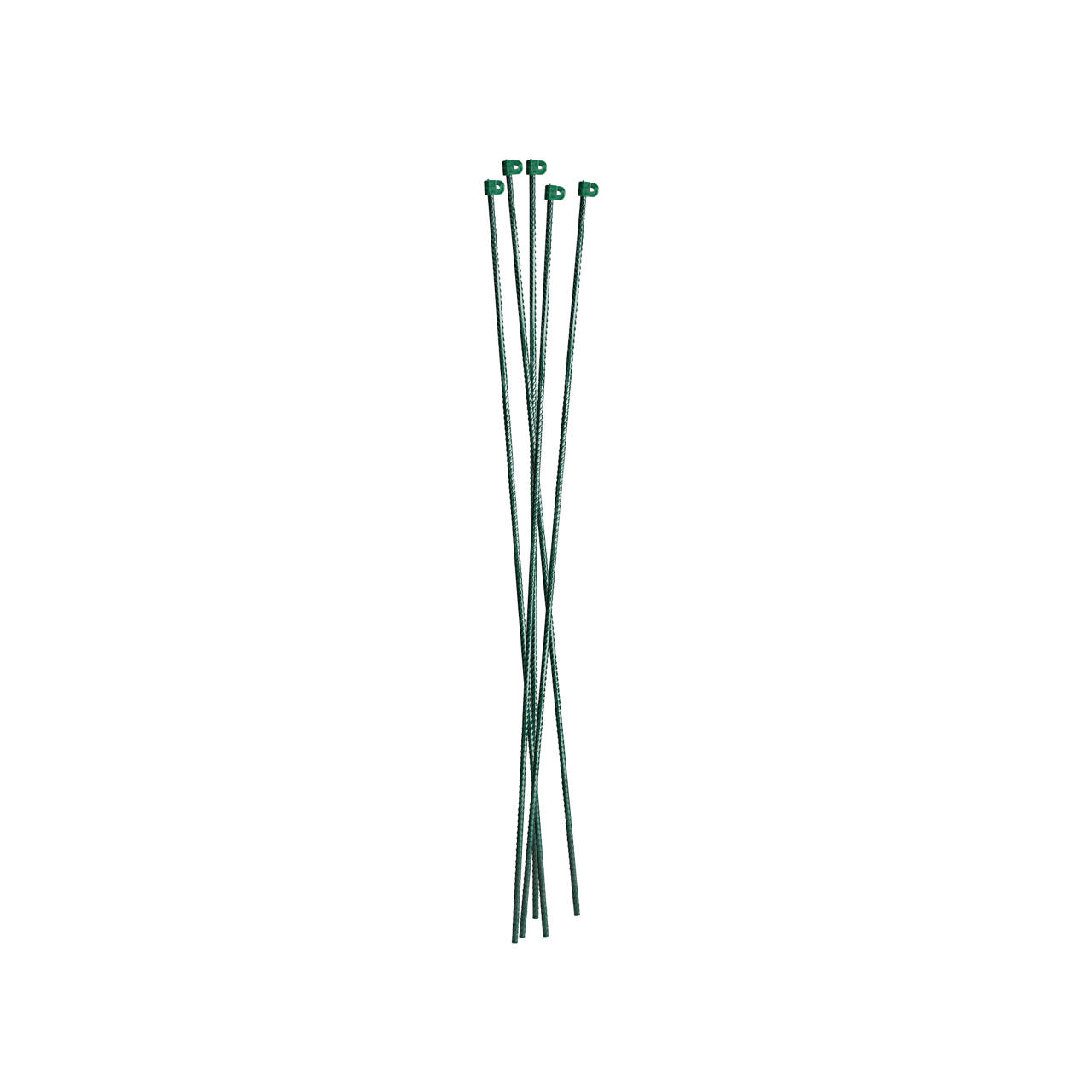 Steel fence post 8 mm, green with green insulator
