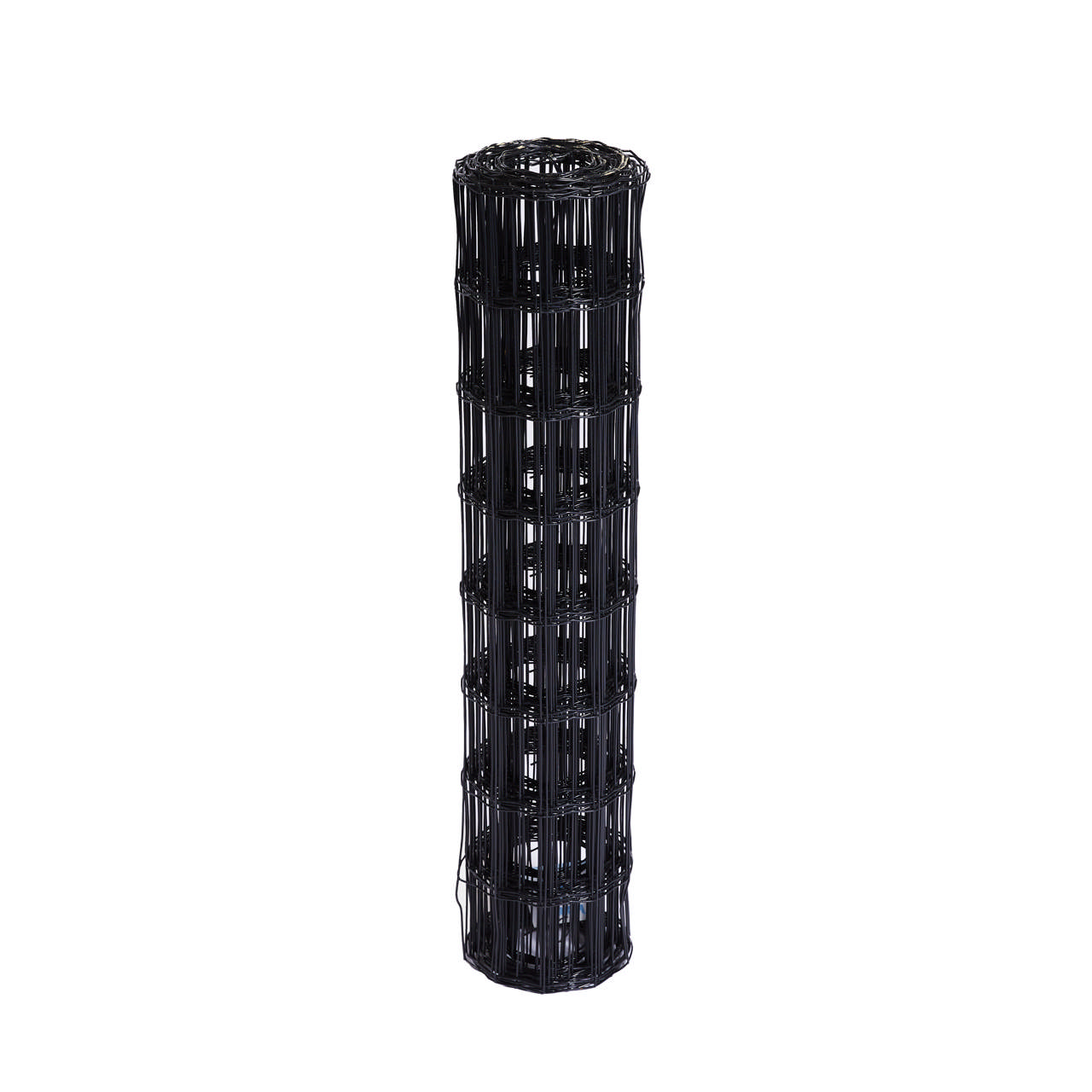 Garden fence, mesh 5 x 10 cm, 80 cm x 10 m, black
