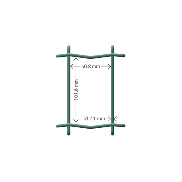 Garden fence, mesh 5 x 10 cm, 100 cm x 25 m, green