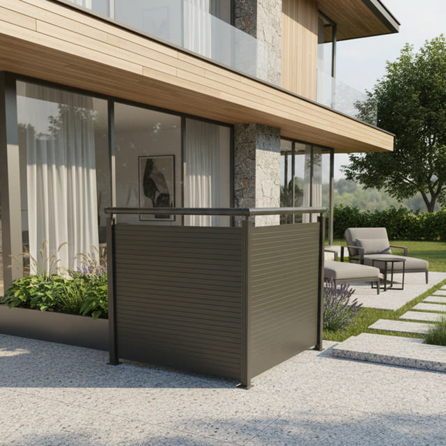 Aluminium fence