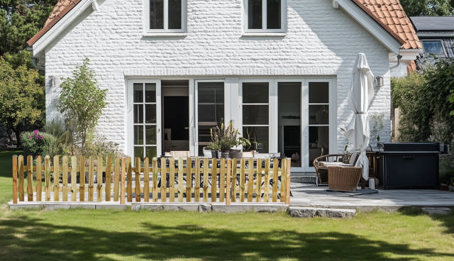Front garden fence