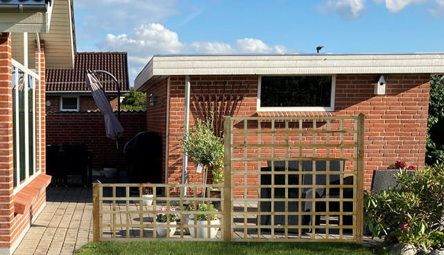 Trellis fence 