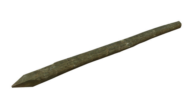 Fence posts debarked